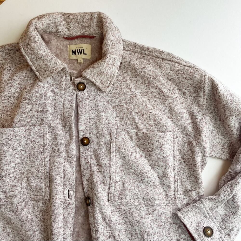 Madewell Sweater Fleece Shirt Jacket - Picture 6 of 10